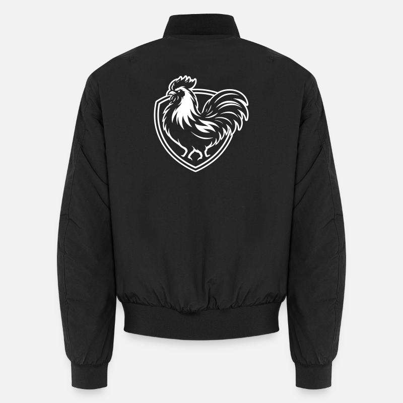 Hahn Gockel Unisex Bomberjacke