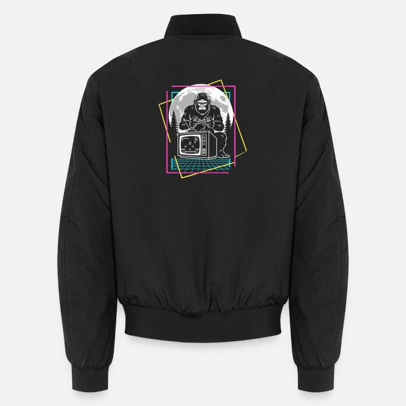 Bigfoot Gaming - Unisex Bomber Jacket - black