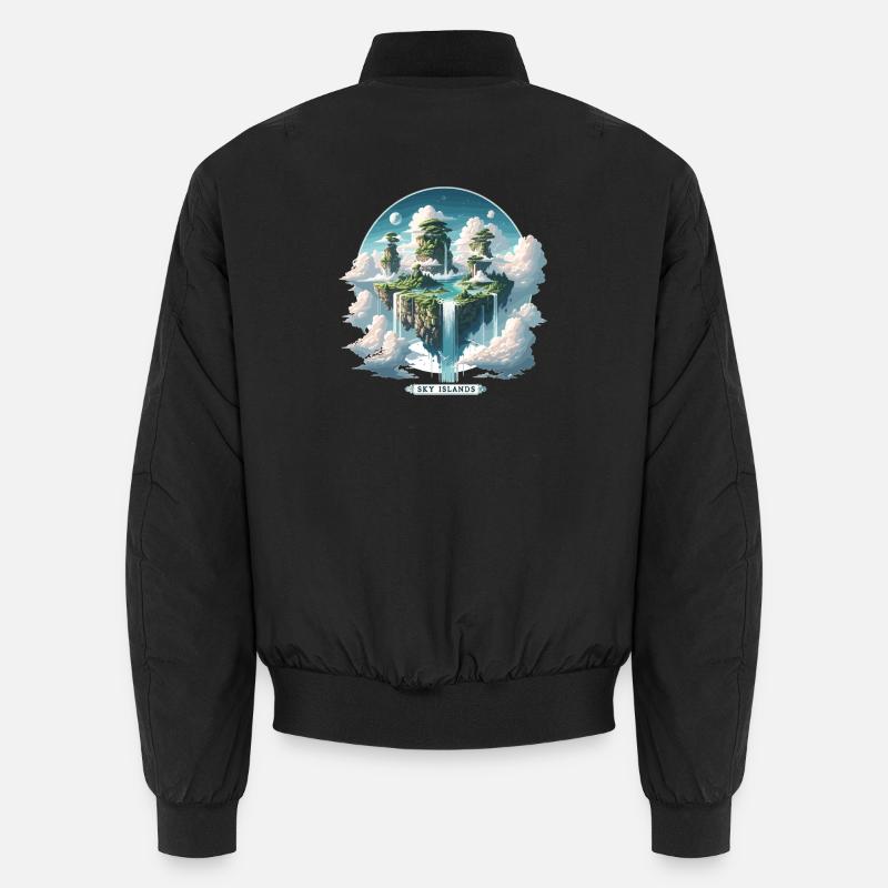 Sky Islands Himmelsinseln Schwebend Unisex Bomberjacke