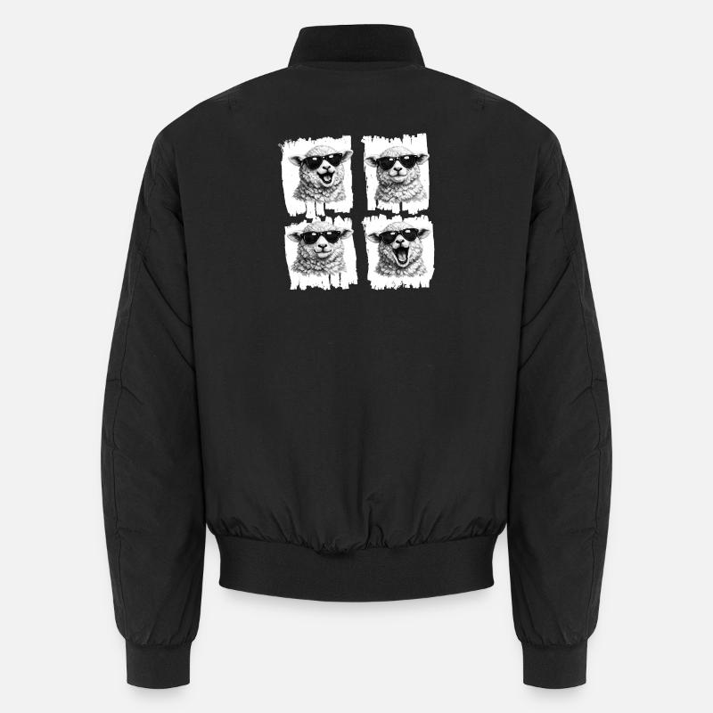 Sunglasses-Lambs Quartet - Unisex Bomber Jacket - black