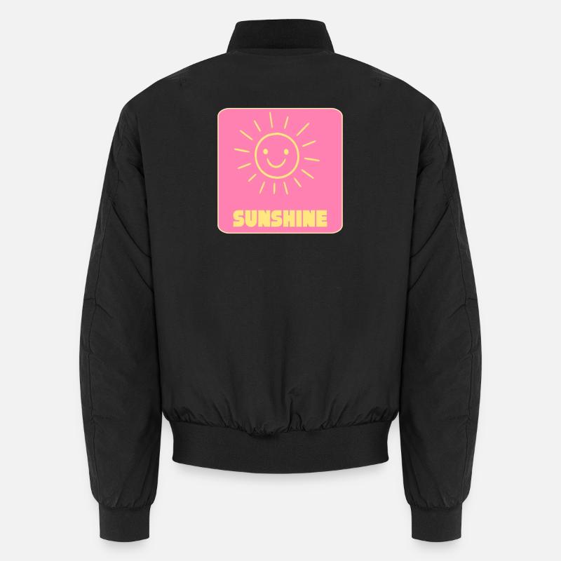Sonnenschein - Unisex Bomberjacke - Schwarz