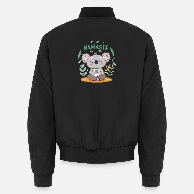 Koala Zen Namaste Bomber unisexe