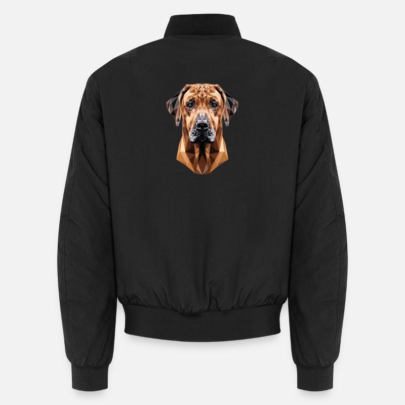 Rhodesian Ridgeback Jagdhund Hunde Stolz Ridgeback - Unisex Bomberjacke - Schwarz