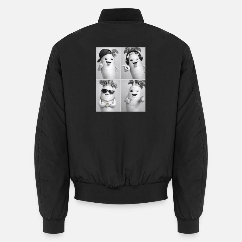 Radis Daikon Bomber unisexe