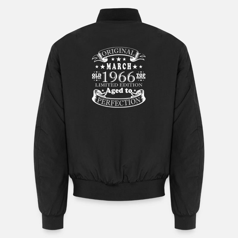 Mars 1966 - Bomber unisexe - noir
