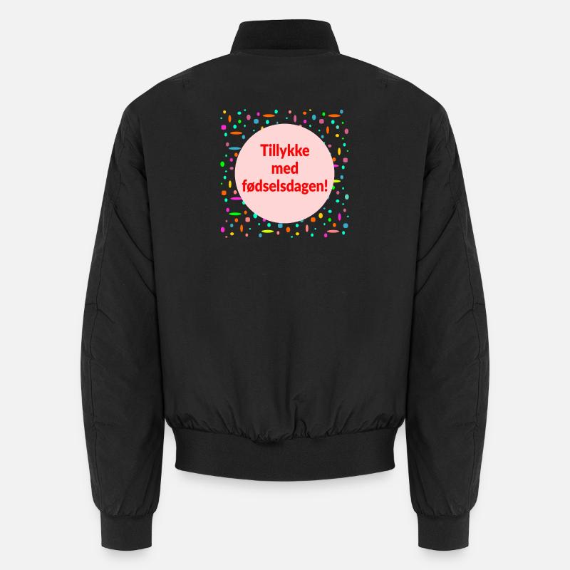 Joyeux anniversaire - Bomber unisexe - noir