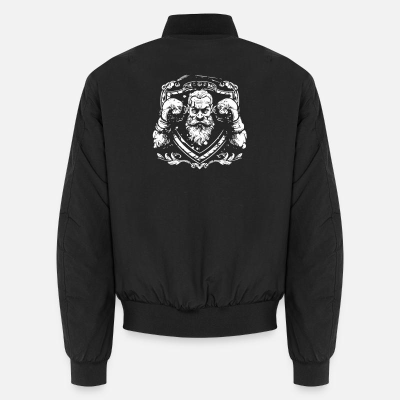 Boxe de combattant MMA - Bomber unisexe - noir