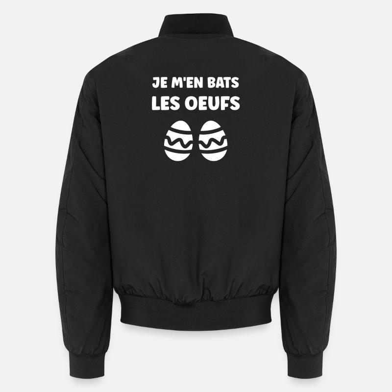 OEUFS DE PAQUES - Bomber unisexe - noir