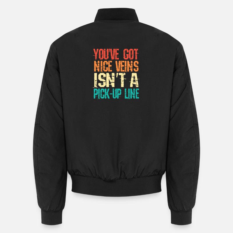 Phlebotomist Pflege Pfleger Pflegerin Blutentnahme Unisex Bomberjacke