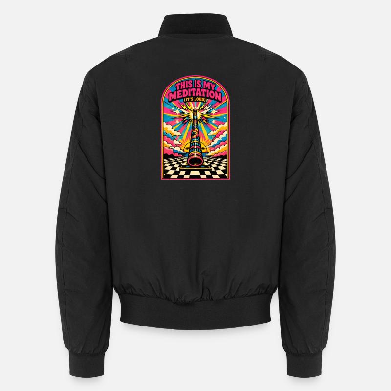 My Meditation Is Loud | Didgeridoo Unisex Bomber Jacket