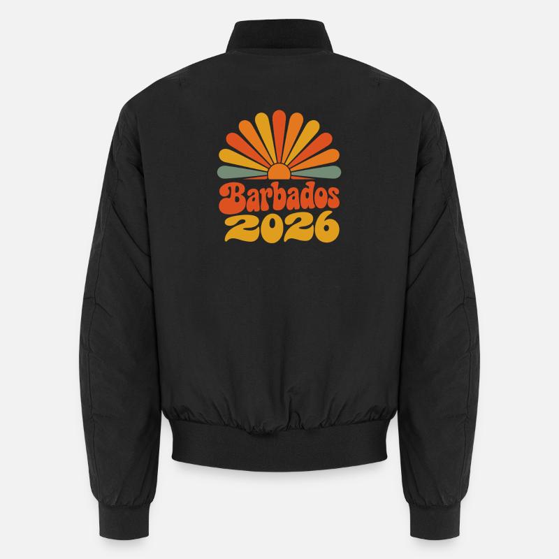 Barbados 2026 Sonnenburst - Unisex Bomberjacke - Schwarz