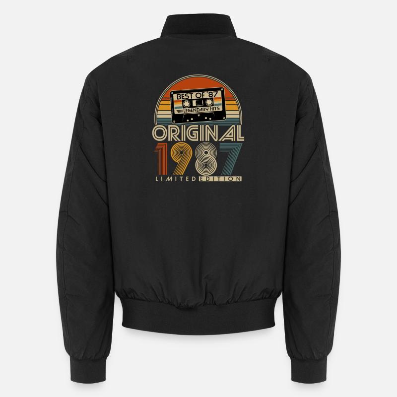 Original 1987 Retro Vintage Geburtstag Geschenk Unisex Bomberjacke