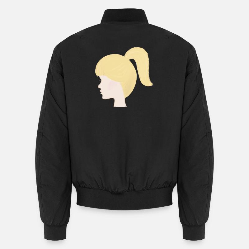 Poupée jouet à queue de cheval blonde Bomber unisexe