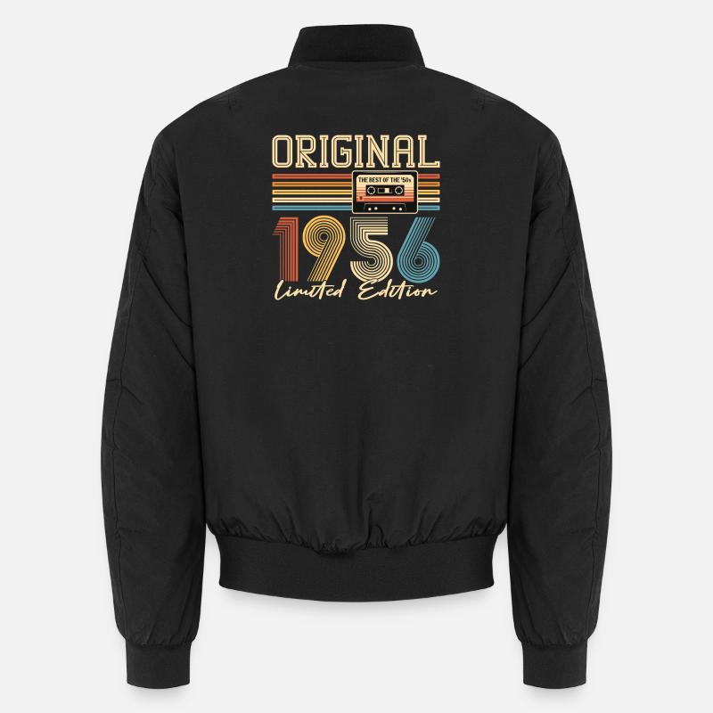 70e anniversaire, 70 ans, original 1956 Bomber unisexe