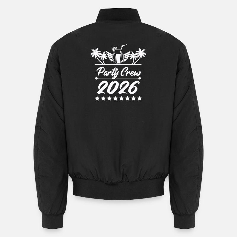 Party Crew 2026 Palm Trees Unisex Bomber Jacket