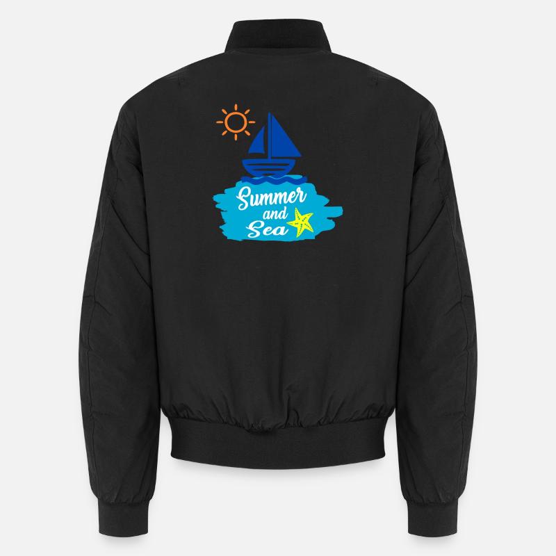 Summer and Sea - Sommerdesign  Unisex Bomberjacke