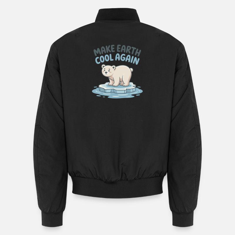 Mach die Erde wieder kühl Unisex Bomberjacke