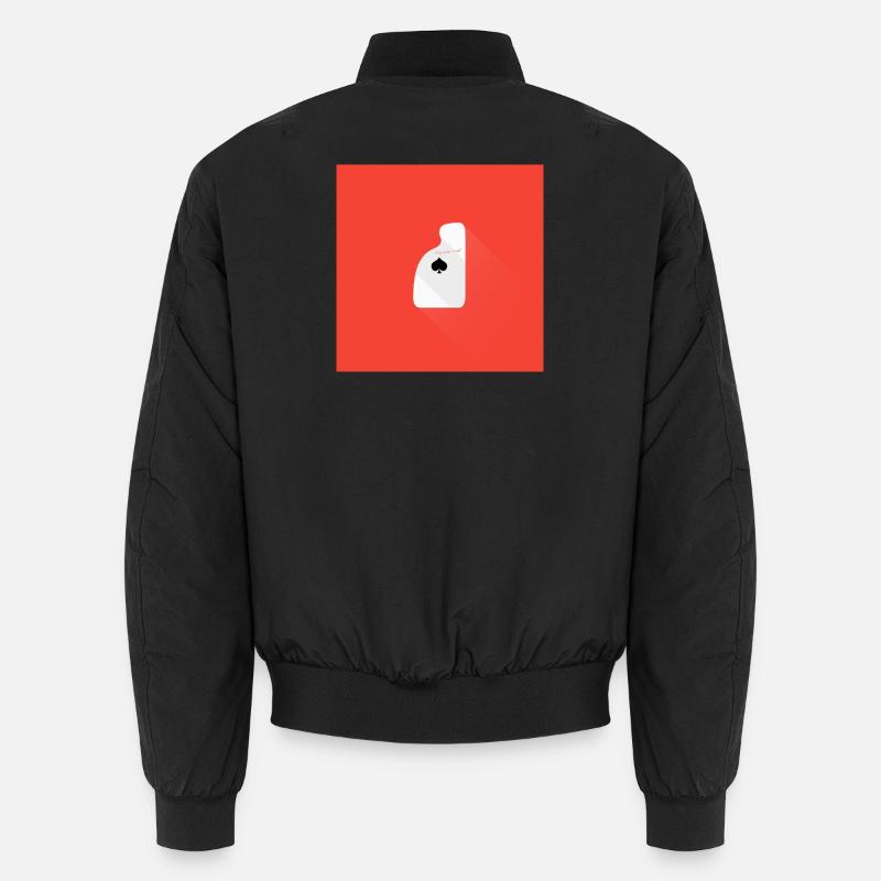 Play your hand – Minimal Card Design Unisex Bomber Jacket