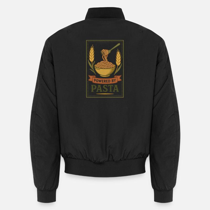 Powered by Pasta | Pasta power Unisex Bomber Jacket
