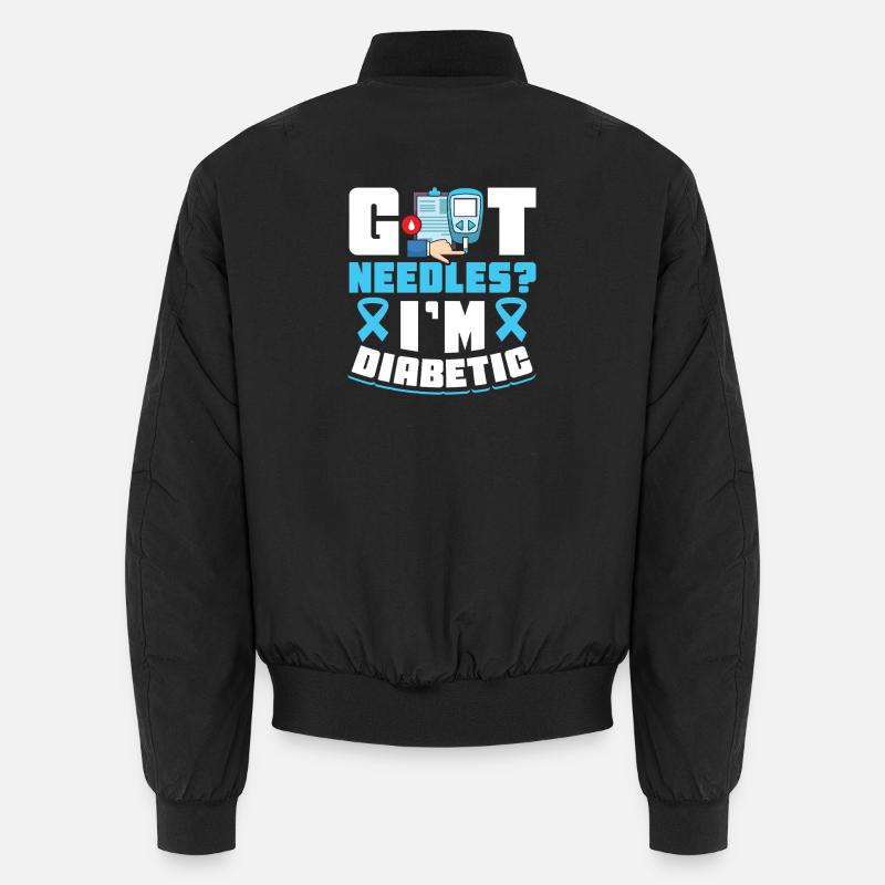 Diabetes type 1 diabetic Unisex Bomber Jacket