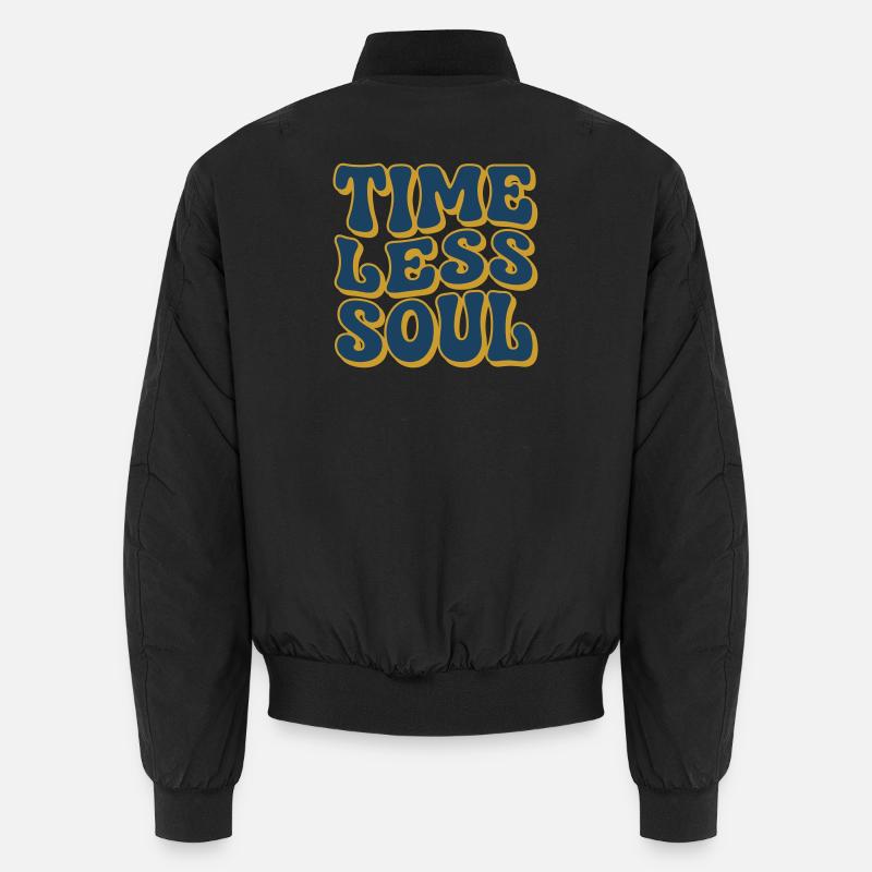 Âme intemporelle - Timeless Soul - Unisex Bomber Jacket - black
