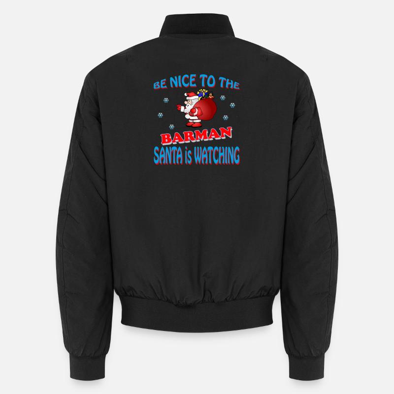 SANTA BARMAN Unisex Bomberjacke