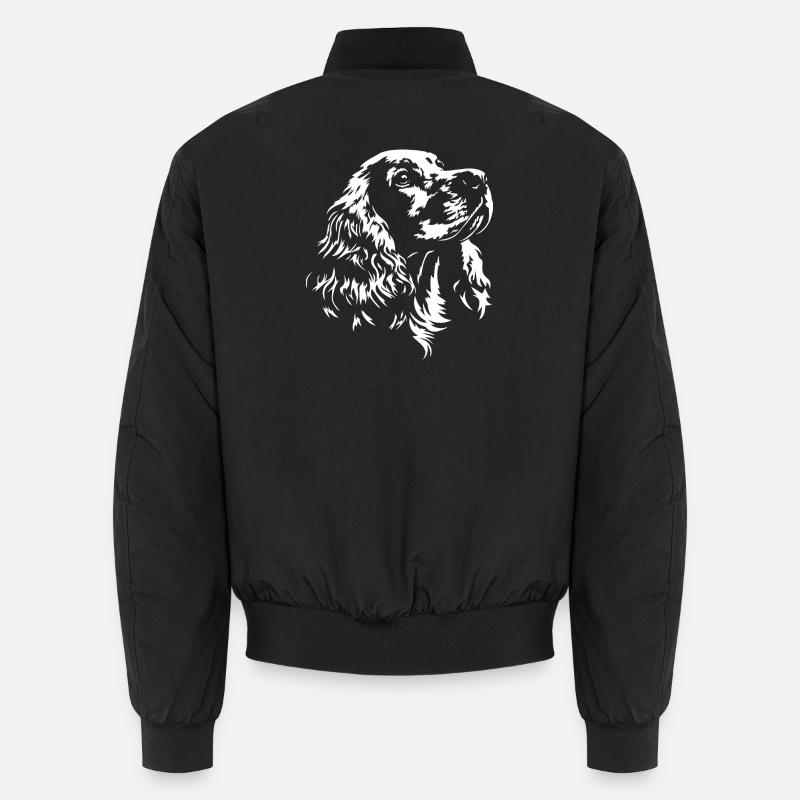 Chiens en silhouette du cocker espagnol anglais Wilsigns Bomber unisexe