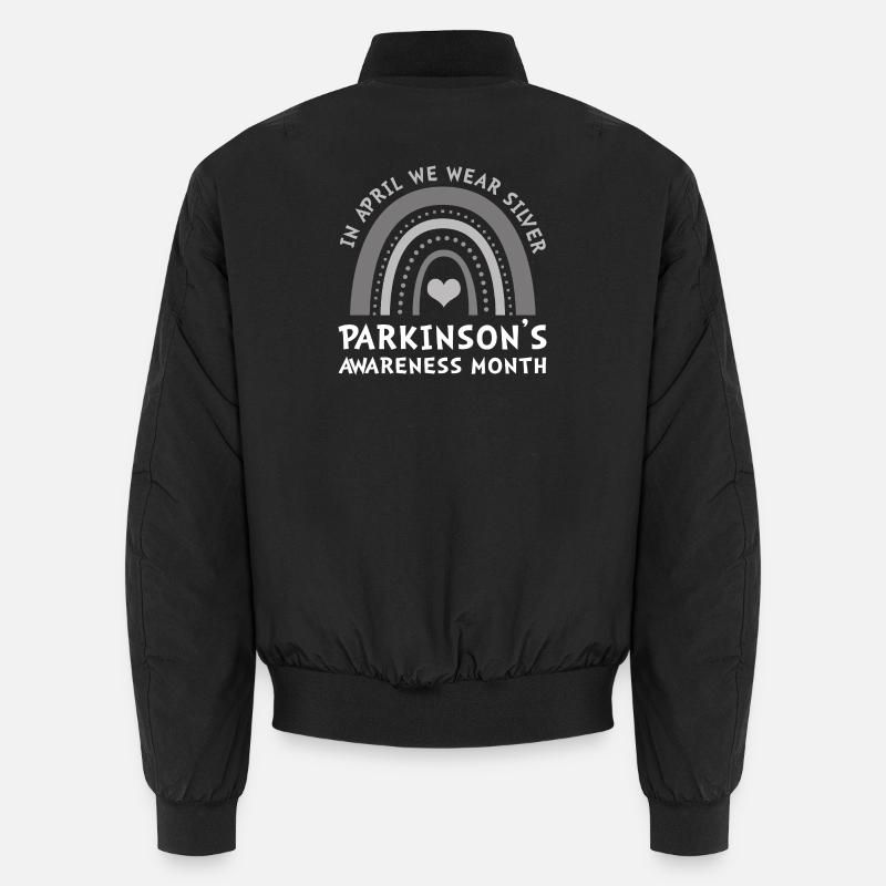 Parkinson's disease - Unisex Bomber Jacket - black