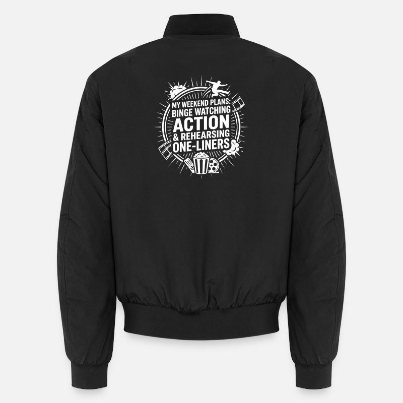Weekend: Action & One-Liners Unisex Bomber Jacket