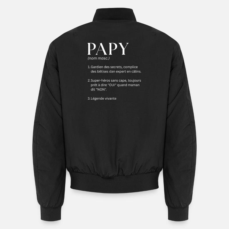 Opa-Definition Geschenk-Humor Unisex Bomberjacke
