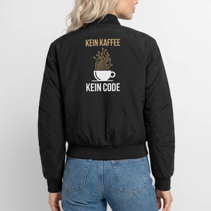 No Coffee No Code Programmeur Informaticien Bomber unisexe