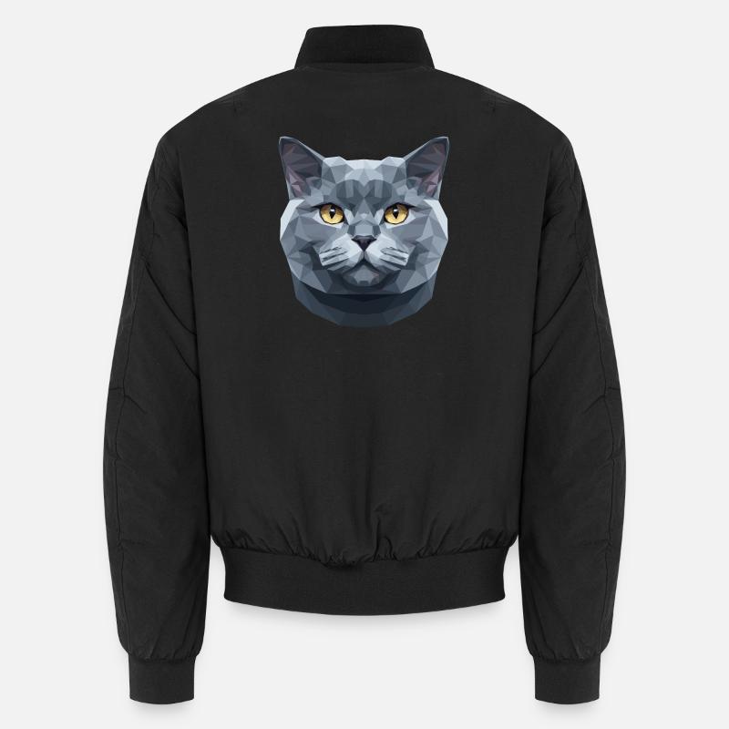 Britisch Kurzhaar Katze BKH Katzenmama Süße Katzen Unisex Bomberjacke