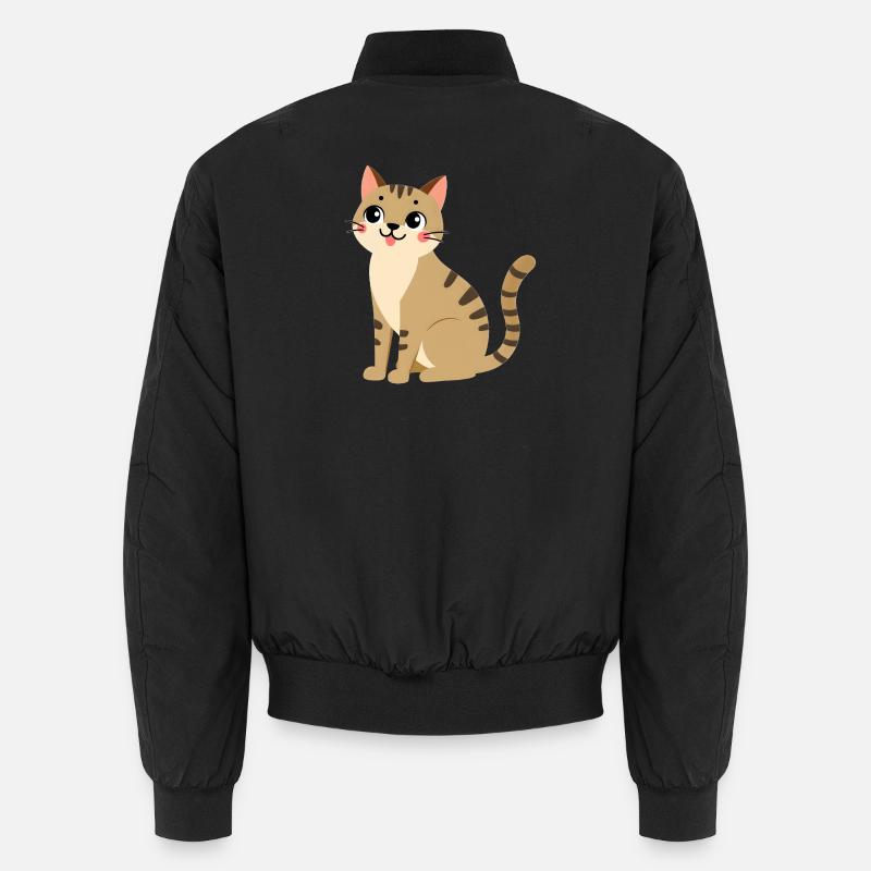 Katze Unisex Bomberjacke