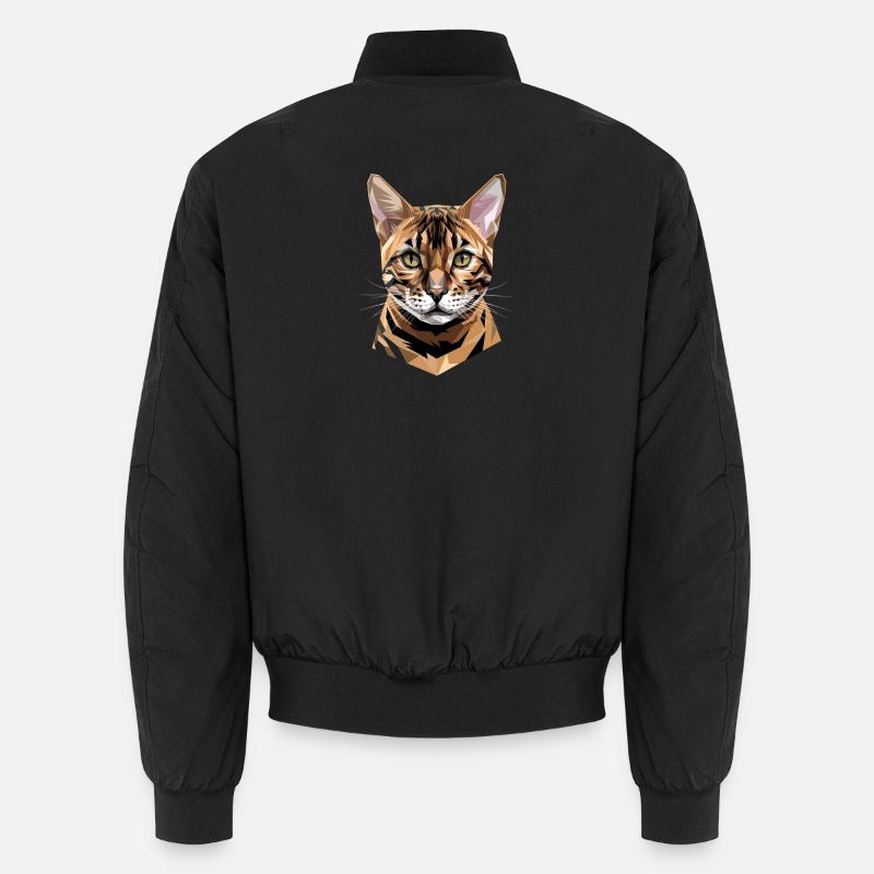Bengal Katze Leopard Cat Leopardette Bengal Katzen Unisex Bomberjacke