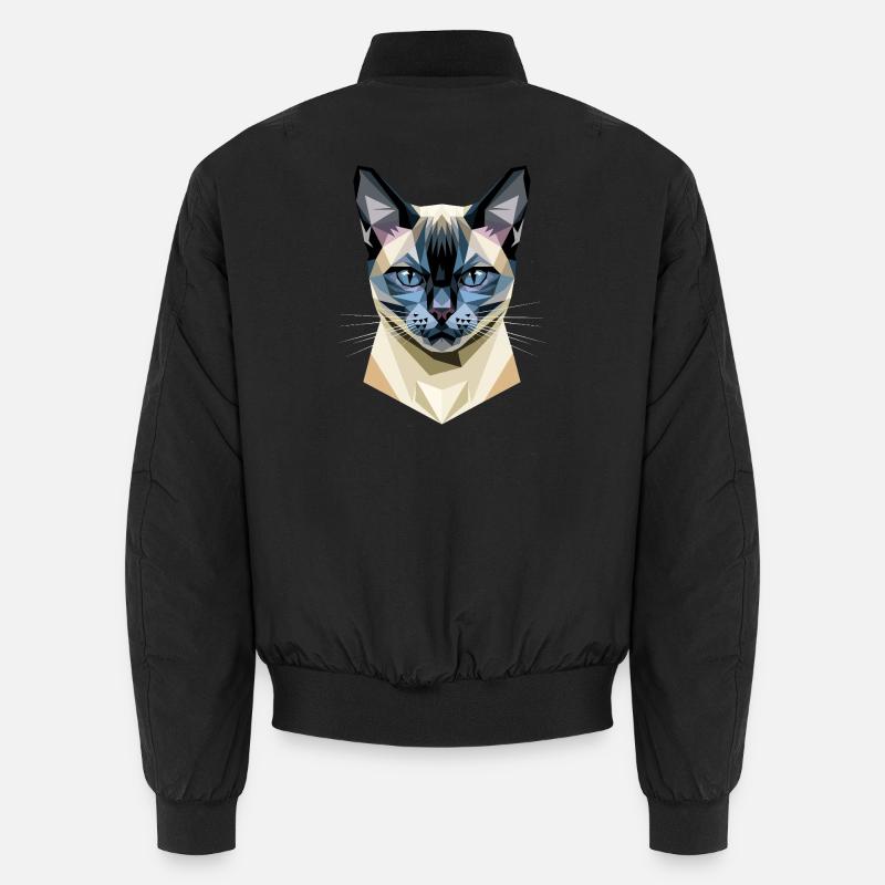 Siamkatze Siam Katze Siamese Cat Siamesen Katzen Unisex Bomberjacke