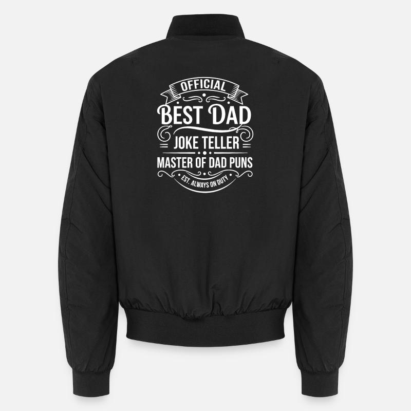 Official Dad Jokes Master Badge Unisex Bomber Jacket
