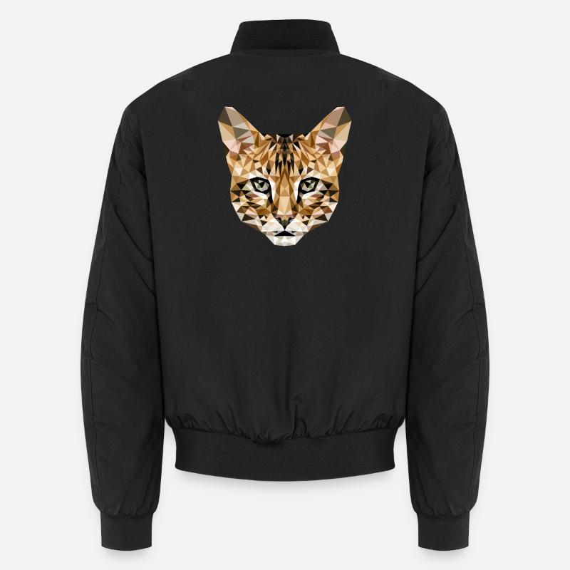 Savannah Cat Cat Mom Cute Serval Leopard Cats Unisex Bomber Jacket