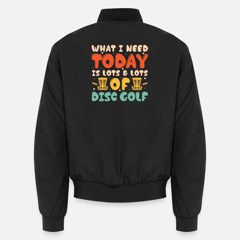 Disc Golf Gifts Disc Golf - Unisex Bomber Jacket - black