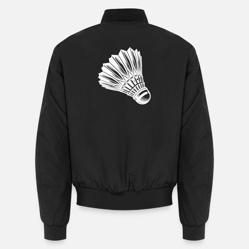 Tattoo Badminton - Sport mit Geschwindigkeit Unisex Bomberjacke