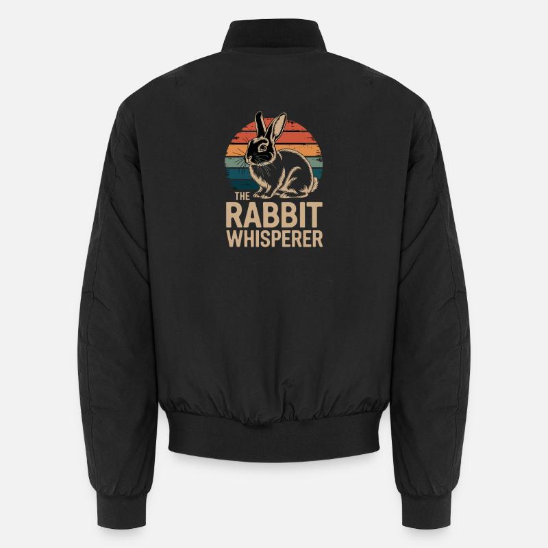 Le Chuchoteur de Lapins Hasen Flüsterer Kaninchen Bomber unisexe