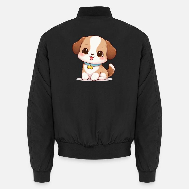 Dog Cute Comic Bomber unisexe
