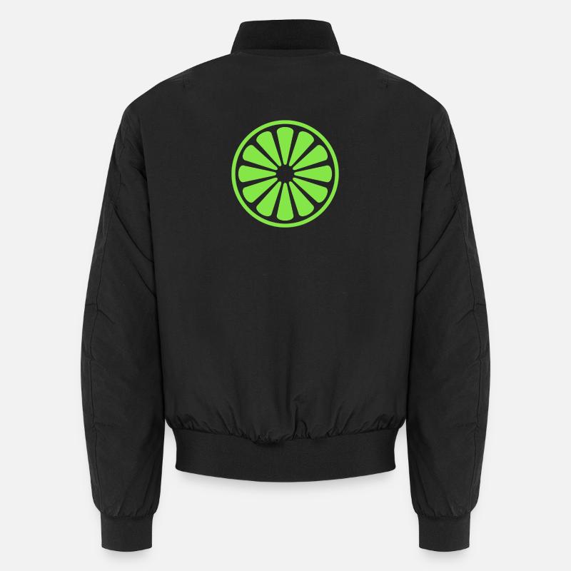 Tranche de citron vert Bomber unisexe