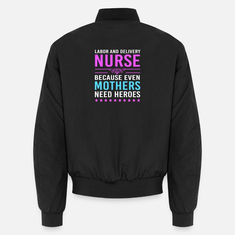 Maternité Accouchement - Bomber unisexe - noir