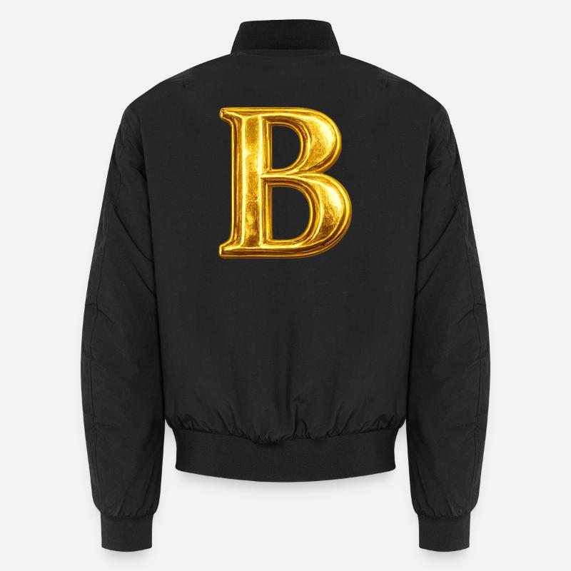 Monogramme « B » doré Bomber unisexe