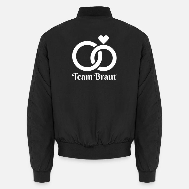 Team Bride, Wedding, Bridal Party Unisex Bomber Jacket