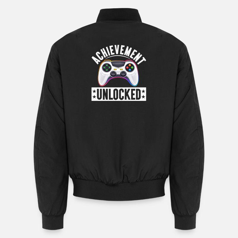Gaming Gamer Videospiele Controller Zocken Zocker Unisex Bomberjacke
