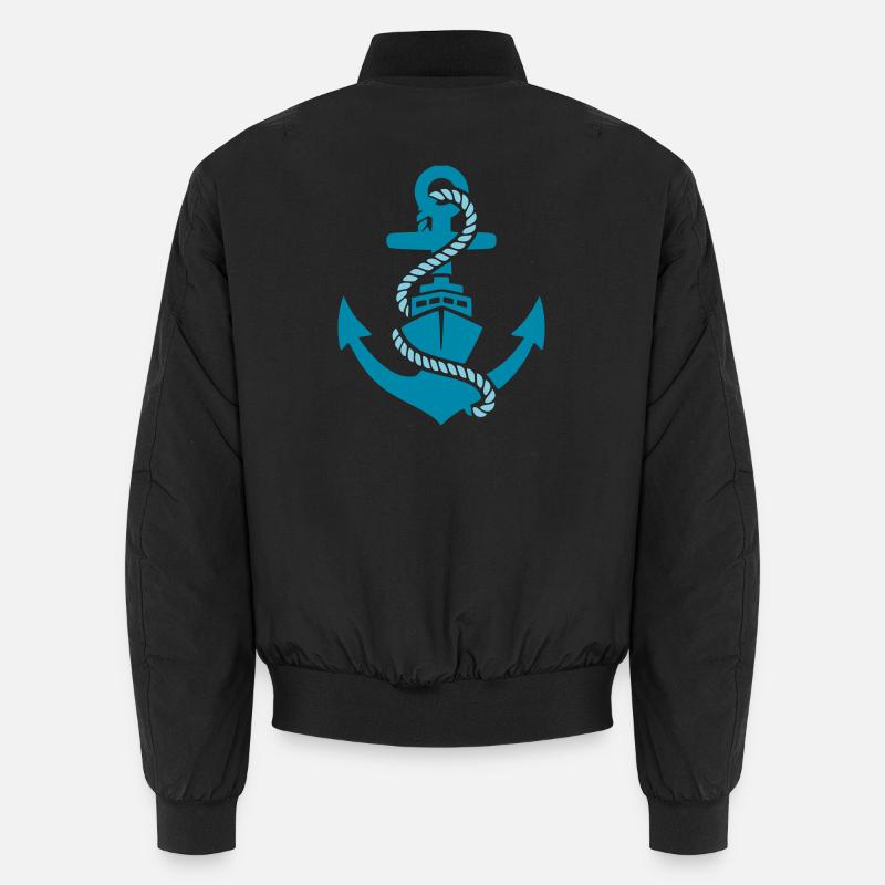 Anker Schiff Boot Maritim Unisex Bomberjacke