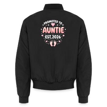 Tante 2026 Tante 2026 Promue Tante 2026 - Bomber unisexe - noir - Dos - AI Model Male 185 light (185cm)