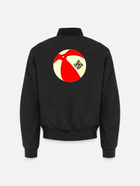 Ball QR - Unisex Bomber Jacket - black