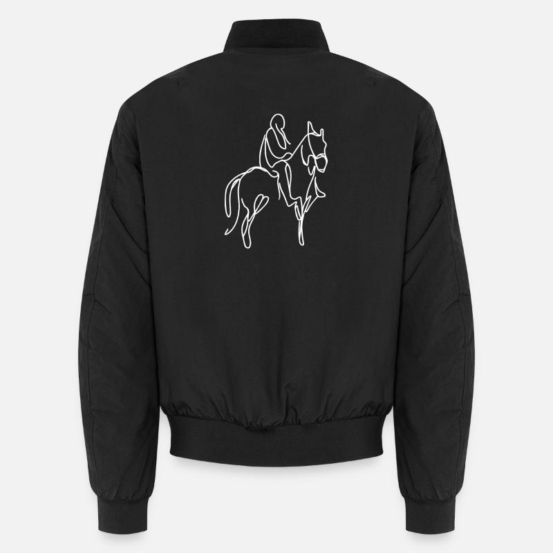 Sketch d’équitation Bomber unisexe